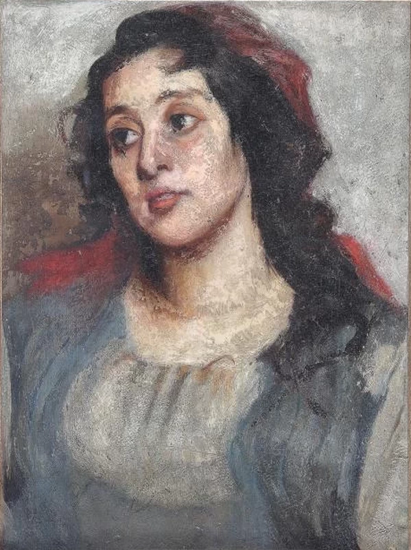 Ritratto della moglie in costume